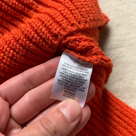 Trouve Fall Color block Chunky Knit Sweater M - Picture 6 of 8